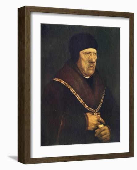 'Sir Henry Wyatt', c1537, (1909)-Hans Holbein the Younger-Framed Giclee Print