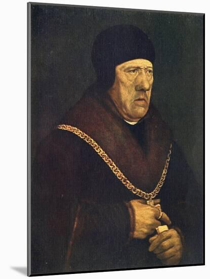 'Sir Henry Wyatt', c1537, (1909)-Hans Holbein the Younger-Mounted Giclee Print