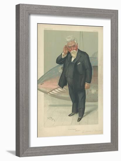 Sir Hiram Stevens Maxim-Sir Leslie Ward-Framed Giclee Print