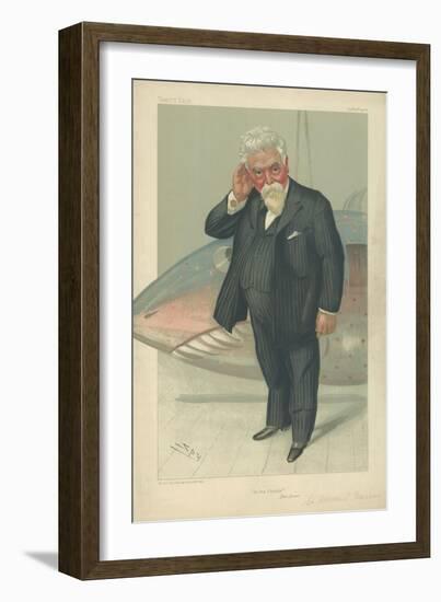 Sir Hiram Stevens Maxim-Sir Leslie Ward-Framed Giclee Print