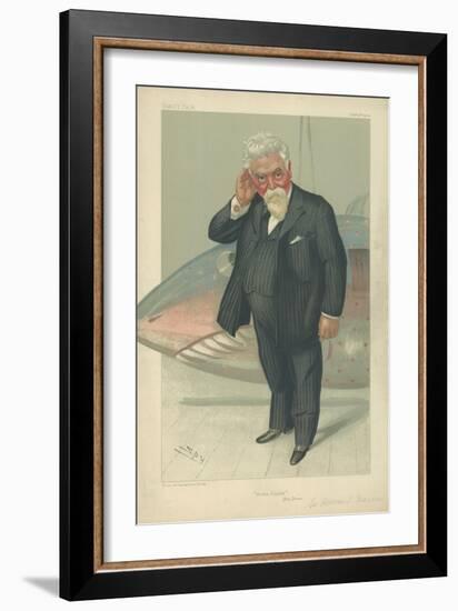 Sir Hiram Stevens Maxim-Sir Leslie Ward-Framed Giclee Print