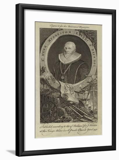 Sir Hugh Myddelton, Knight and Baronet-null-Framed Giclee Print