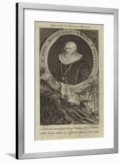 Sir Hugh Myddelton, Knight and Baronet-null-Framed Giclee Print