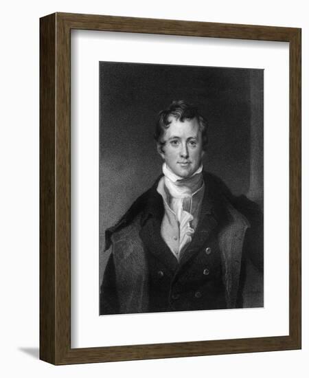 Sir Humphrey Davy, Cornish Chemist and Physicist-E Scriven-Framed Giclee Print