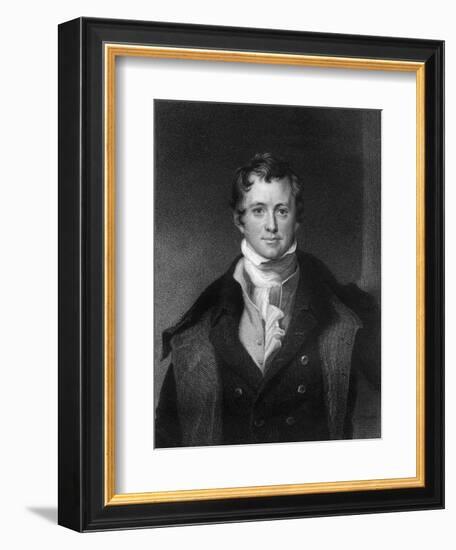 Sir Humphrey Davy, Cornish Chemist and Physicist-E Scriven-Framed Giclee Print