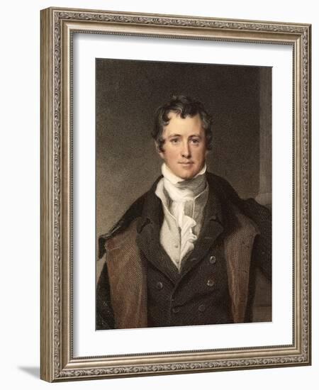 Sir Humphry Davy Portrait Chemis-Paul Stewart-Framed Photographic Print
