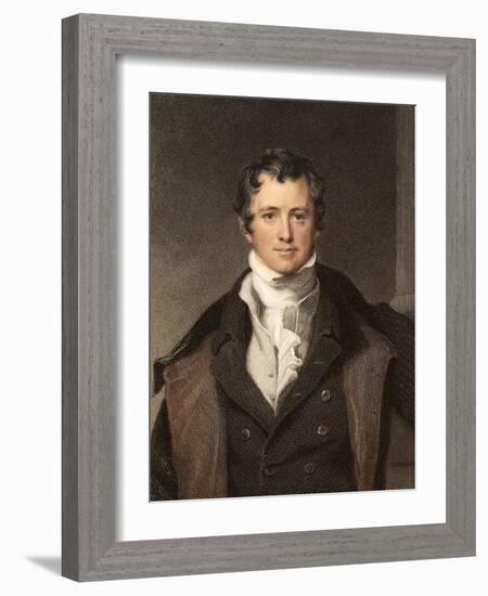 Sir Humphry Davy Portrait Chemis-Paul Stewart-Framed Photographic Print