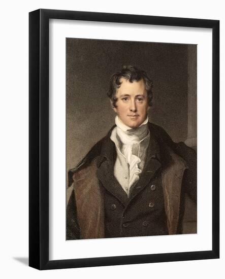 Sir Humphry Davy Portrait Chemis-Paul Stewart-Framed Photographic Print