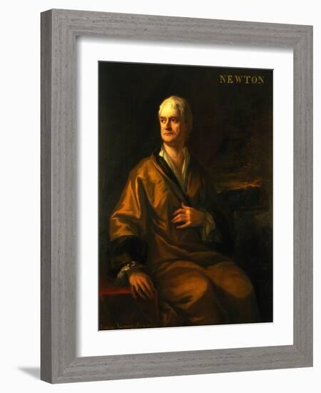 Sir Isaac Newton, 1710-Sir James Thornhill-Framed Giclee Print