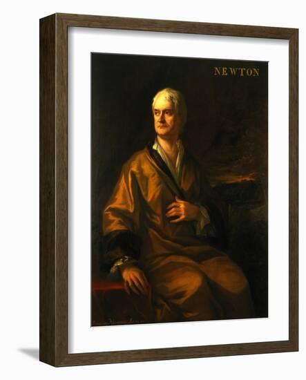 Sir Isaac Newton, 1710-Sir James Thornhill-Framed Giclee Print