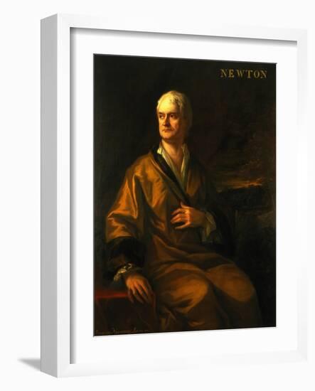 Sir Isaac Newton, 1710-Sir James Thornhill-Framed Giclee Print