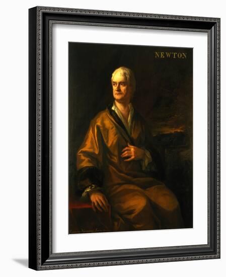 Sir Isaac Newton, 1710-Sir James Thornhill-Framed Giclee Print