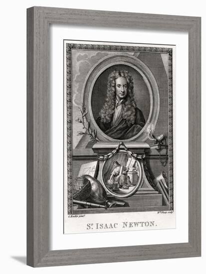 Sir Isaac Newton, 1774-William Sharp-Framed Giclee Print