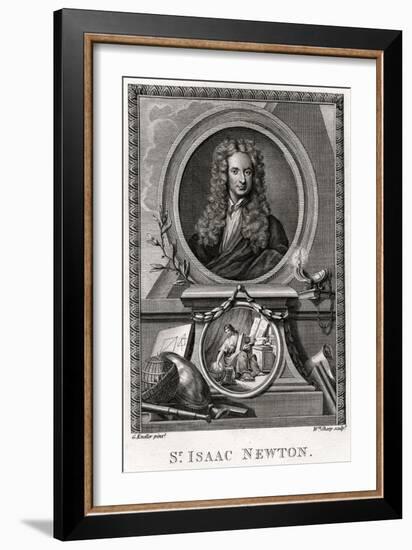 Sir Isaac Newton, 1774-William Sharp-Framed Giclee Print