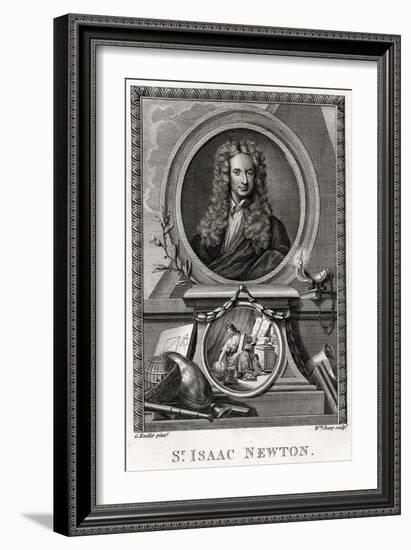 Sir Isaac Newton, 1774-William Sharp-Framed Giclee Print