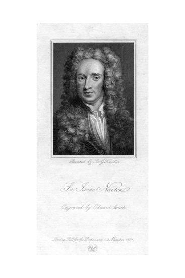 Sir Isaac Newton English Mathematician Astronomer And Physicist Giclee Print By Edward Smith Artcom - 