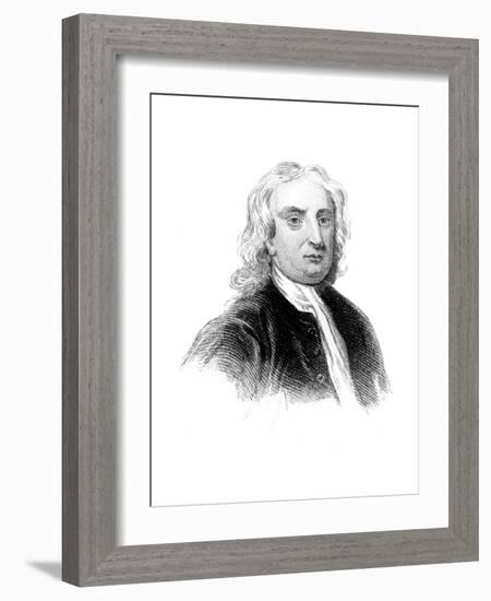 Sir Isaac Newton, English Physicist, Mathematician and Astronomer-null-Framed Giclee Print