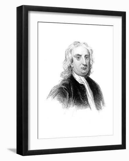 Sir Isaac Newton, English Physicist, Mathematician and Astronomer-null-Framed Giclee Print