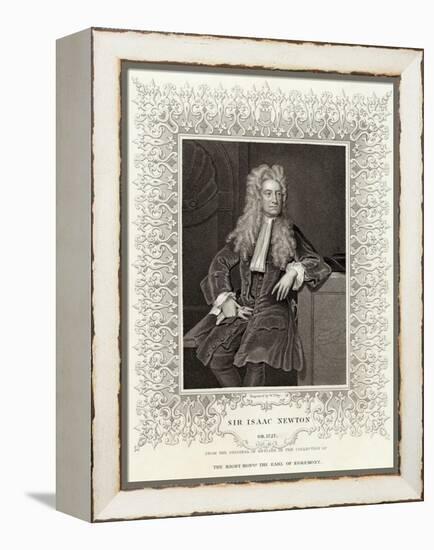 Sir Isaac Newton Mathematician Physicist Occultist-null-Framed Stretched Canvas