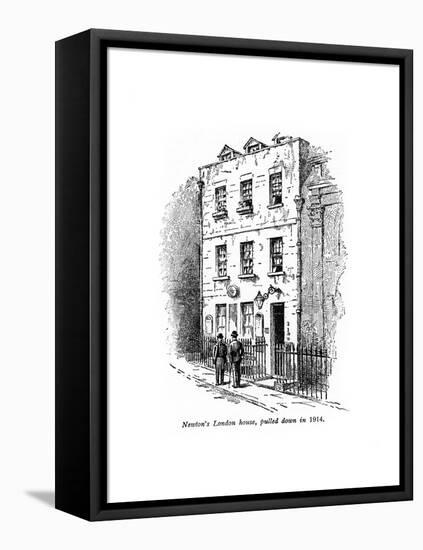 Sir Isaac Newton's House, London-null-Framed Premier Image Canvas