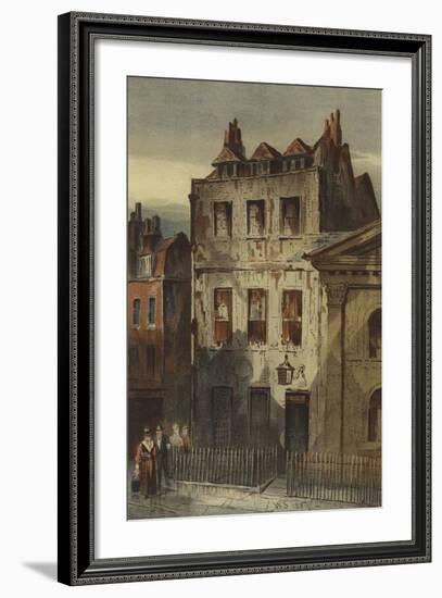 Sir Isaac Newton's House, St Martin's Street, Leicester Square-Waldo Sargeant-Framed Giclee Print