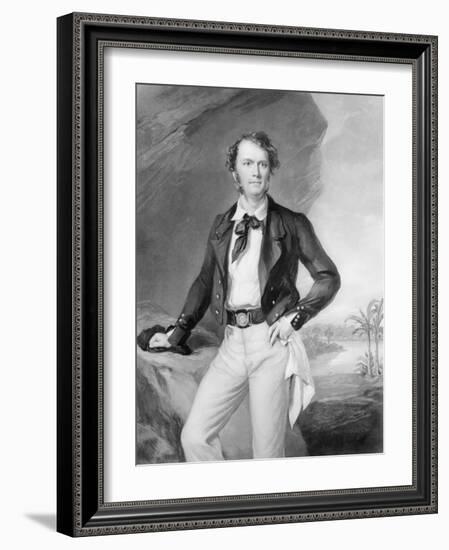 Sir James Brooke-Sir Francis Grant-Framed Giclee Print