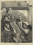 The Burmese Ambassadors at Edinburgh Castle-Sir James Dromgole Linton-Framed Giclee Print