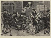 The Burmese Ambassadors at Edinburgh Castle-Sir James Dromgole Linton-Framed Giclee Print