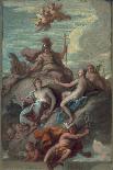 Allegory of the Power of Great Britain by Sea, Design for a Decorative Panel-Sir James Thornhill-Giclee Print