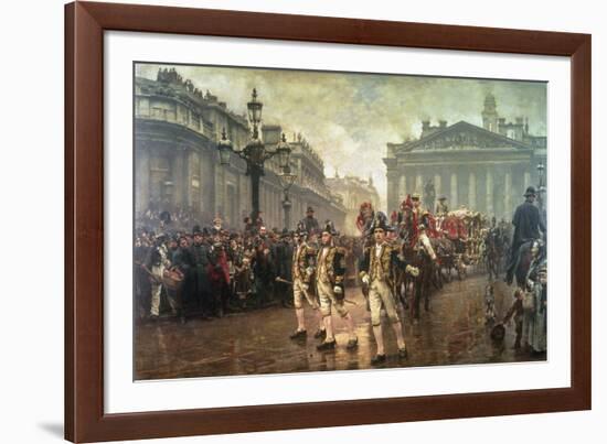 Sir James Whitehead's Procession, 1888-William Logsdail-Framed Giclee Print