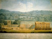 The West Front of Chatsworth House-Sir Jeffry Wyatville-Mounted Giclee Print
