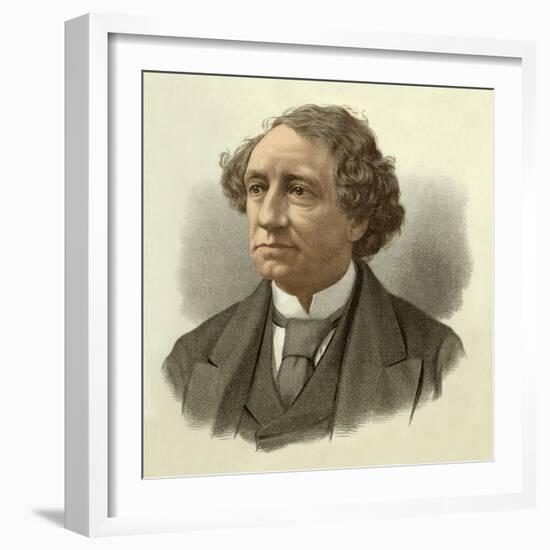 Sir John a Macdonald-English School-Framed Premium Giclee Print