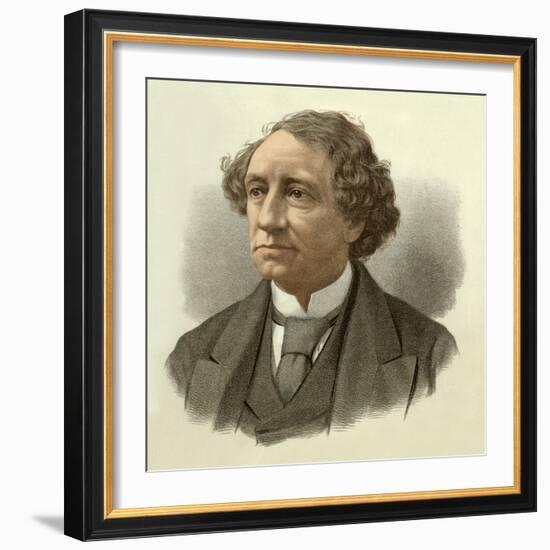 Sir John a Macdonald-English School-Framed Premium Giclee Print