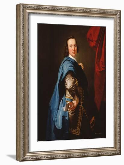 Sir John Abdy, Bt.-Thomas Hudson-Framed Giclee Print