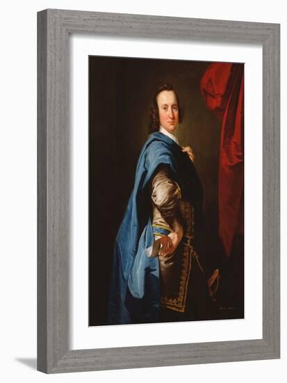 Sir John Abdy, Bt.-Thomas Hudson-Framed Giclee Print