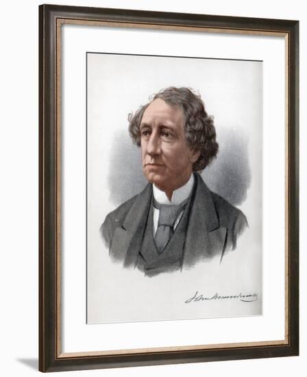 Sir John Alexander Macdonald, 1st Prime Minister of Canada, C1890-Petter & Galpin Cassell-Framed Giclee Print