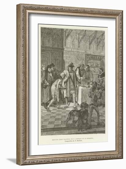 Sir John Chandos Took the Ring and Looked at It-null-Framed Giclee Print