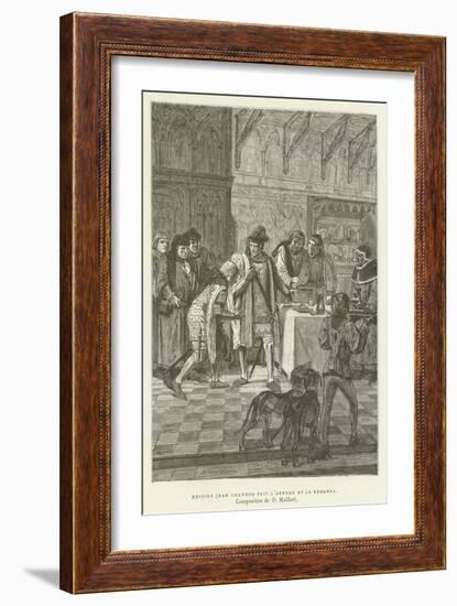 Sir John Chandos Took the Ring and Looked at It-null-Framed Giclee Print