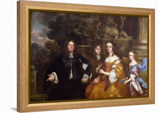 Sir John Cotton and His Family, 1660-Sir Peter Lely-Framed Premier Image Canvas