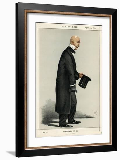 Sir John Duke Coleridge, Lawyer-Alfred Thompson-Framed Art Print