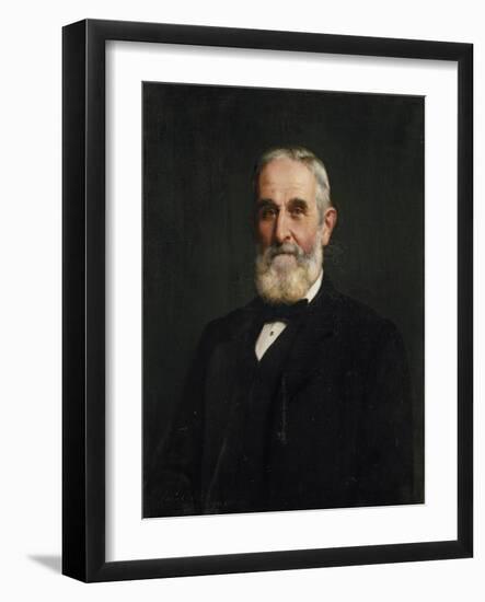 Sir John Evans, 1905-John Collier-Framed Giclee Print