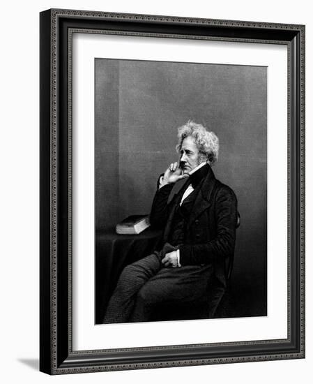 Sir John F.W. Herschel, from 'The Drawing-Room Portrait Gallery of Eminent Personages', 1861-John Jabez Edwin Paisley Mayall-Framed Giclee Print