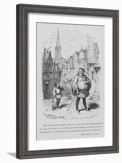 Sir John Falstaff-George Cruikshank-Framed Giclee Print