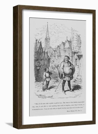 Sir John Falstaff-George Cruikshank-Framed Giclee Print