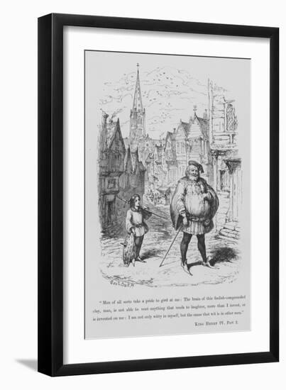 Sir John Falstaff-George Cruikshank-Framed Giclee Print