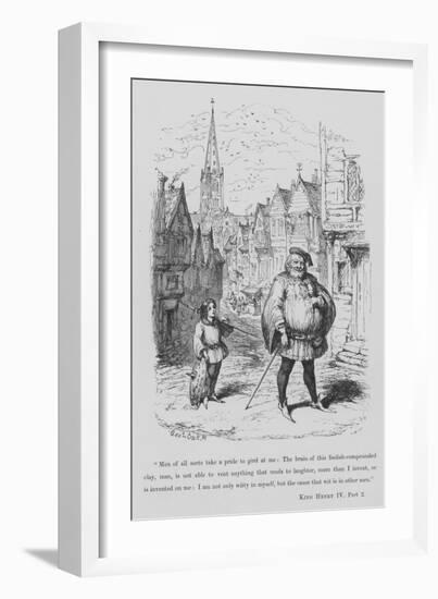 Sir John Falstaff-George Cruikshank-Framed Giclee Print