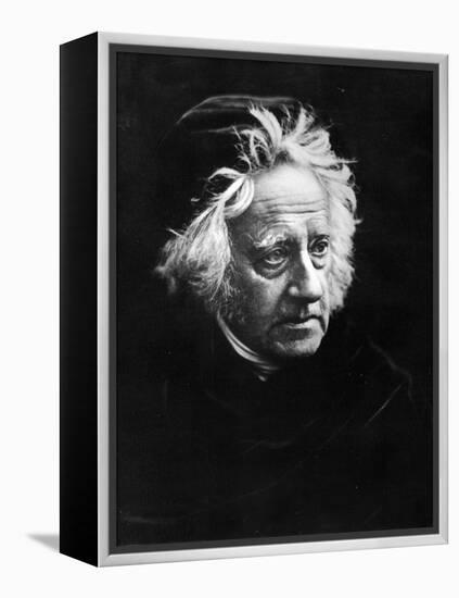 Sir John Frederick William Herschel, 1867-Julia Margaret Cameron-Framed Premier Image Canvas