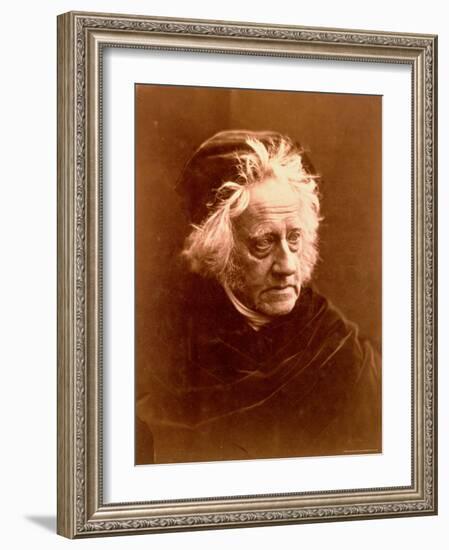 Sir John Frederick William Herschel-Julia Margaret Cameron-Framed Photographic Print