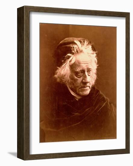 Sir John Frederick William Herschel-Julia Margaret Cameron-Framed Photographic Print