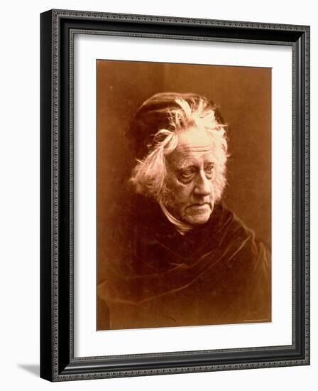 Sir John Frederick William Herschel-Julia Margaret Cameron-Framed Photographic Print